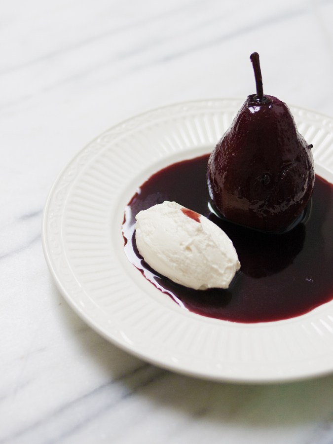 Mulled Wine Poached&nbsp;Pear