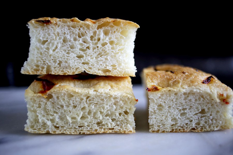 Easy Spicy Focaccia with Scotch Bonnet&nbsp;Peppers
